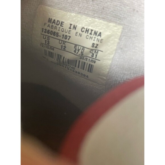 Nike Air Jordan 1 Retro Cinco De Mayo Mens White 2009 Sneaker 136065-107 Size 13 main image 7